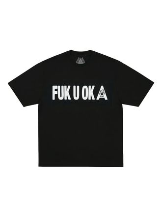 Palace logo-print T-shirt - Black