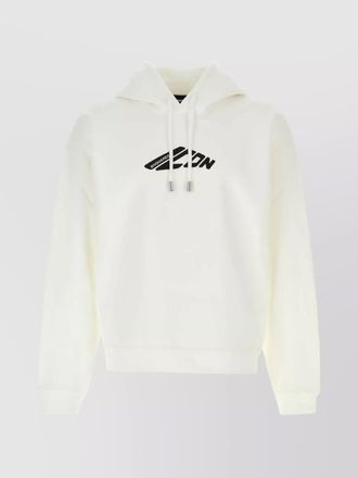 Dsquared2 logo print jersey hoodie