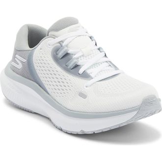 Skechers Go Run Pure 4 Arch Fit Running Shoe in White/Gray at Nordstrom Rack, Size 6.5
