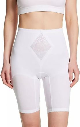 Rago Waistline Thigh Slimmer Tummy Control in White at Nordstrom, Size 44