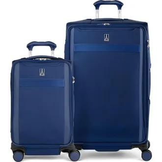Travelpro Versapack + Softside 21 Carry On & 29 Large Checked Spinner Luggage Set in Estate Blue at Nordstrom
