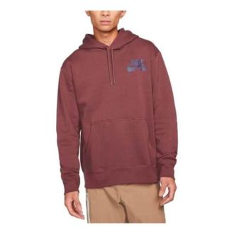 Nike SB Icon Pullover Hoodie Dark Wine CW7064-646