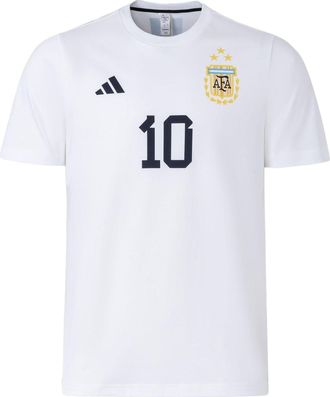 adidas Messi Name And Number Tee White IW3614