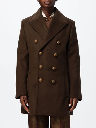 Etro Coat Woman color Brown