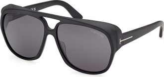 Tom Ford FT1103 JAYDEN 02A Mens Sunglasses Black Size 61