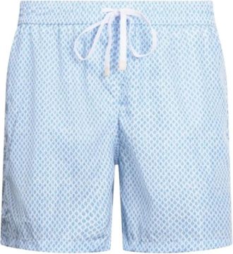Gran Sasso Zwembroek met microdessin - Heren - Strandmode - Blauw - 2XL - Badmode