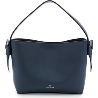 La Portegna Paulita Crossbody Bag Lightness in Navy at Nordstrom