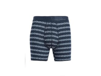 Saxx Underwear Smooth Luxe Micro Modal Boxer Brief Mens Underwear Link Stripe/Dark Ink : 2XL, Elastane/Modal