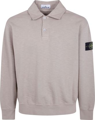 Stone Island Long-Sleeved Polo Shirt