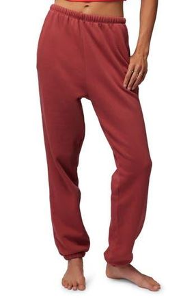 Spiritual Gangster Sol Cotton Sweatpants in Rosewood at Nordstrom Rack, Size X-Small