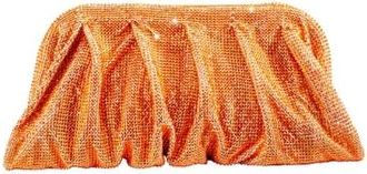 Benedetta Bruzziches Tassen, Dames, Oranje, ONE Size, Satijn, Venus La Grande Bag
