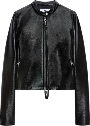 Courr&egrave;ges City Vinyl Jacket - Jackets - Mujer - Negro - S