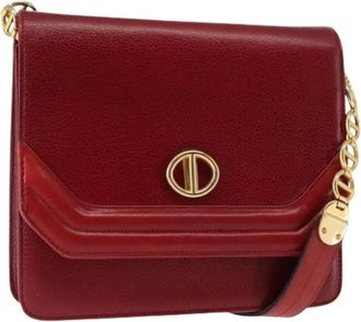 Dior Pre-owned Cross Body Bags, female, Red, Size: ONE SIZE Pre-owned Vintage Shoulder Bag