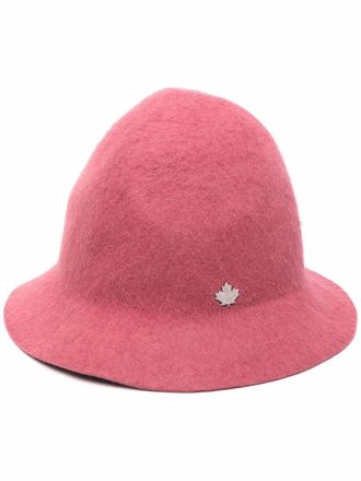 Dsquared2 Hoed met verlaagde rand - Roze