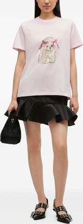 Ganni Graphic Logo T-Shirt - Pink