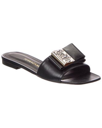 Ferragamo Lyana Leather Sandal