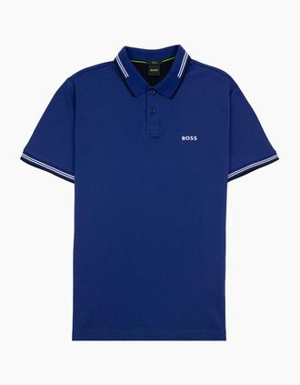 HUGO BOSS Mens Hugo Boss Paul Slim Fit Polo Dark Blue 407 - Navy - Size: 40