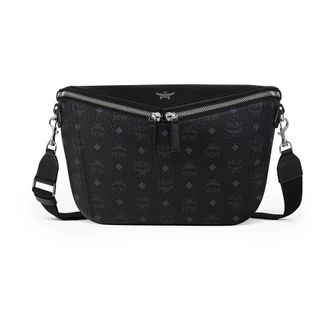 MCM Cross Body Bags, unisex, Black, Size: ONE SIZE Crossbody Bag