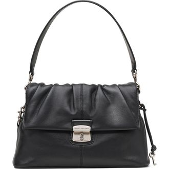 Marc Jacobs The Cristina Messenger Leather Shoulder Bag in Black at Nordstrom