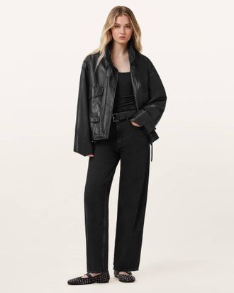 AllSaints Sadie Barrel Leg Denim Jeans