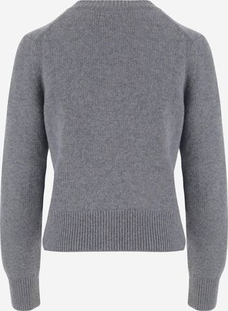 Burberry Wool and Cashmere Cardigan - Gray