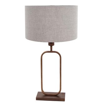 Steinhauer Steinhauer - L&aacute;mpara De Mesa - Stang - Bronce - Lino Metal