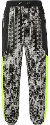 Balmain x Rossignol Slim-Fit Tapered Panelled Logo-Print Nylon Track Pants Size M