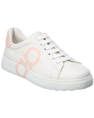Ferragamo Number Leather Sneaker