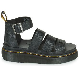 Dr. Martens Clarissa II Quad Aunt Sally Leather Womens Casual Sandals - Black - Size:UK 6.5