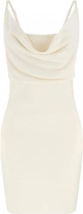 Guess Arisa Mini Jurk - Dames - Feestkleedjes - Wit - 2XL - Polyester - Kleedjes