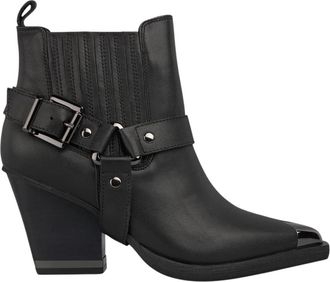 Alma En Pena Enkellaars gesp hak - Dames - Cowboylaarzen - Zwart - 38 EU - Schoenen