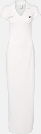 Courr&egrave;ges Courr&egrave;ges Abito polo con logo