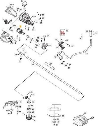 STIGA Sports Conjunto De Motor Original Stiga 80v - 118810411/0