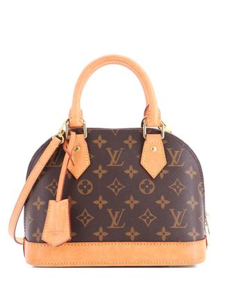 Louis Vuitton Alma Handbag Monogram Canvas BB crossbody bag - Brown