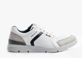 Rieker 16426-40 Mens Casual Trainers White Combi - Size UK 10.5