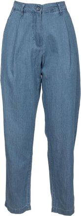 Aspesi Loose-fit Jeans - Dames - Loose Fit Jeans - Blauw - S - Katoen - Jeans