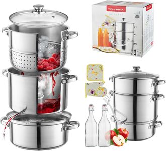 OEM Juicy Set: Exprimidor De 8 Litros, Botellas Y Accesorios