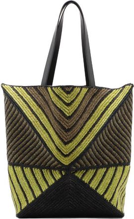 Loewe Pre-owned Loewe Raffia Puzzle Fold Tote XL Ladies 7PTLGIZSCVWKZNFZ
