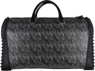 Christian Louboutin Sneakender Travel Bag - Heren - Weekendtassen - Zwart - ONE Size - Leer - Tassen
