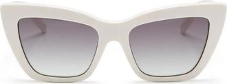Karl Lagerfeld Occhiali da sole cat-eye - Bianco