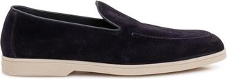 Doucal's Mocassino Vaschetta - Heren - Loafers - Blauw - 40 1/2 EU - Leer - Schoenen