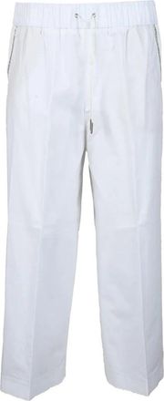Fabiana Filippi Cotton Trousers - White