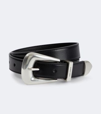 Saint Laurent Folk leather belt