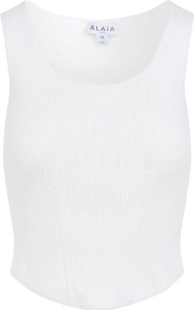 Alaia Donna, Top, Bianco, M, new
