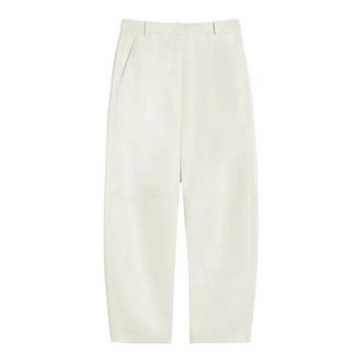 Max Mara Wide Trousers, female, Beige, Size: XS Smmsospir 121 Wide Trousers