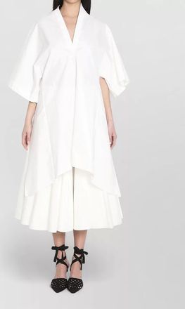 Jacquemus backless tunic dress asymmetric hem midi