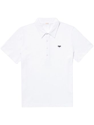 Fursac piqué organic-cotton polo shirt - men - Organic Cotton - L - White