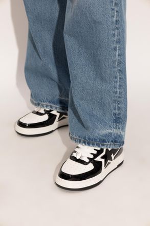 A Bathing Ape Sports Shoes With Logo, Womens, Black