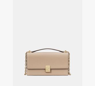 Kate Spade New York Womens Deco Mini Crossbody Bag in Grey | Pebble Leather