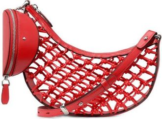 Kate Spade New York duo woven crossbody bag in Heirloom Tomato at Nordstrom